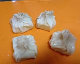 遊び心★変わり種【チーズ餃子の味噌汁】♪作り方3写真