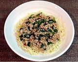 がっつり！たっぷりニラのピリ辛肉だれ麺作り方7写真