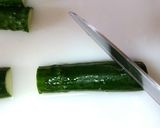 シマシマきゅうりのサッパリお豆腐ディップ作り方8写真