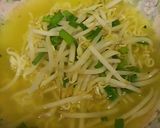 ニラともやしの塩らーめん作り方3写真
