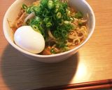 【超簡単】牛すじ煮込んだ汁でラーメン作り方5写真