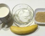 バナナ豆乳ヨーグルトきな粉ジュース作り方1写真