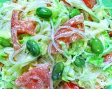 キャベツと枝豆の春雨サラダ作り方3写真