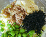☆簡単☆ひじきと枝豆の和風ポテトサラダ作り方4写真