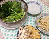 小松菜と姫筍の煮びたし作り方1写真