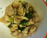 鶏肉とシメジとブロッコリーのマリネ作り方7写真