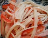 節約☆簡単☆カニカマの☆かに玉♬作り方1写真