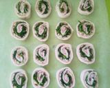 簡単！おつまみに豆苗のベーコンチーズパイ作り方5写真