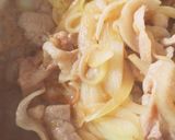 ポーチドエッグ乗せ☆甘辛サラダ豚丼作り方6写真