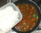 カレーチャーハン残りご飯♪侠飯おとこめし作り方5写真