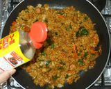 カレーチャーハン残りご飯♪侠飯おとこめし作り方6写真