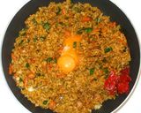 カレーチャーハン残りご飯♪侠飯おとこめし作り方8写真