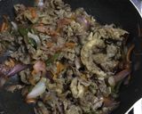 和と洋のコラボ！すき焼き風牛肉甘辛炒め♪作り方4写真