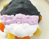 乳、卵アレルギー用バイキンマンケーキ作り方6写真