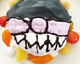 乳、卵アレルギー用バイキンマンケーキ作り方7写真
