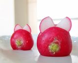 ラディッシュ キャット　飾り切り♪超簡単作り方6写真