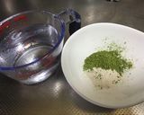 抹茶の白玉あんみつ作り方1写真