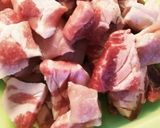 ナポリタン風トンテキ!!作り方1写真