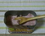 洗い物最小限！スパムと卵の手抜き焼き作り方1写真