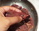 鶏レバーのさっと煮作り方1写真