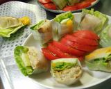 餃子で野菜たっぷり生春巻き作り方6写真