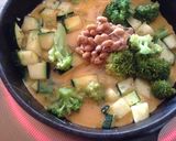超簡単！納豆&夏野菜のたまご丼作り方4写真
