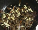 和と洋のコラボ！すき焼き風牛肉甘辛炒め♪作り方6写真