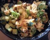超簡単！納豆&夏野菜のたまご丼作り方5写真