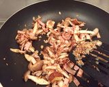 キノコのクリームパスタ作り方5写真