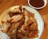 揚げワンタン甘酢あんかけ作り方8写真