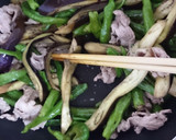 しし唐となすと豚肉のさっぱり炒め♪作り方8写真