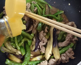 しし唐となすと豚肉のさっぱり炒め♪作り方10写真