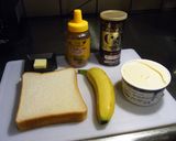 カフェメニューなシナモンバナナトースト☆作り方1写真