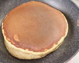 朝ランチ♪大豆粉はだか麦粉のホットケーキ作り方3写真