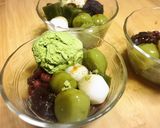 抹茶の白玉あんみつ作り方11写真