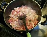 白菜と豚肉の味噌炒め作り方1写真