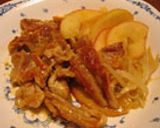 紅玉と豚しゃぶで　＊カレー味の豚りんご＊作り方9写真