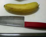 簡単！！バナナの輪切り作り方1写真