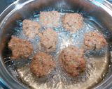 鶏ひき肉とヤーコンの落とし揚げ作り方4写真