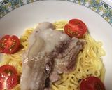 簡単冷やし中華豚肉のせ作り方1写真