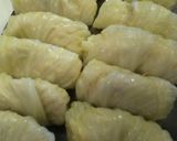 王将餃子で☆キャベツ巻き蒸し餃子作り方2写真