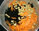 シーチキン入りお豆とひじきの煮物作り方2写真