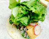 焼きおにぎり・野菜サンド作り方14写真