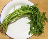 めんつゆだけ!セリと海苔で簡単もう一品作り方1写真