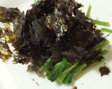 めんつゆだけ!セリと海苔で簡単もう一品作り方3写真