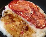 フライパンで☆こんがり餅ピザ作り方5写真