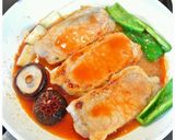 豚ロース肉をBBQタレで丼作り方5写真