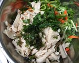 【コンビニお惣菜で】水菜とチキンのマリネ作り方4写真