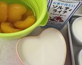 ソルティライチのミルクプリン☆黄桃仕上げ作り方12写真
