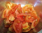 えびとほうれん草とトマトの中華炒め☆作り方6写真